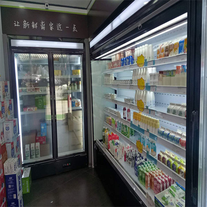 equipos de refrigeración del supermercado de 650L Panasonic 0