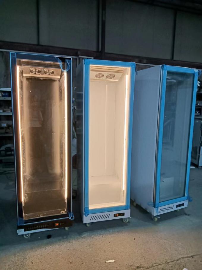 R290 Refrigerador vertical de puerta única para exhibición comercial de bebidas 3
