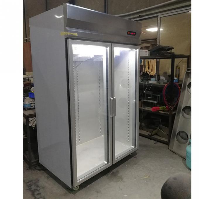 congelador de refrigerador de acero inoxidable comercial del montante 1000L 1