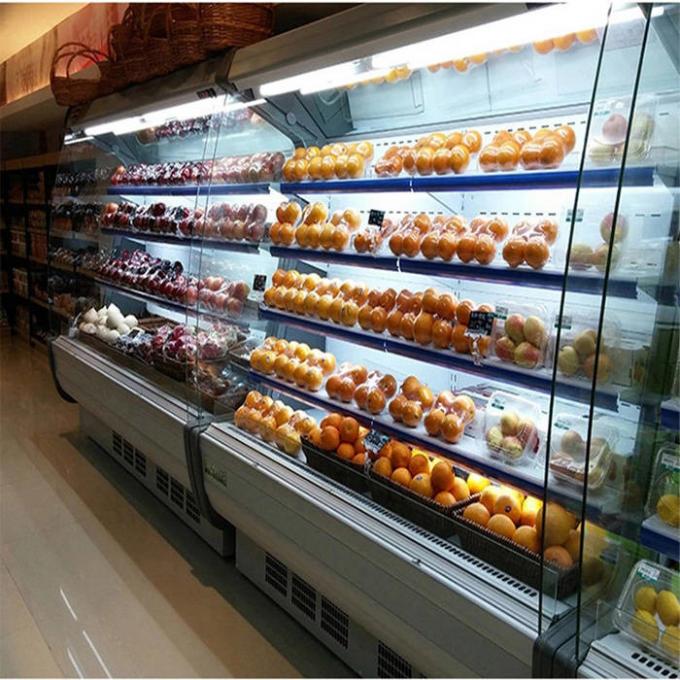 equipos de refrigeración del supermercado 1896W de los 2M para la fruta 1