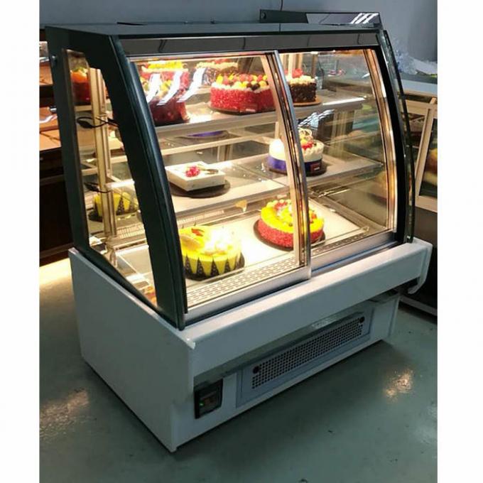 Los ruidos bajos avivan el refrigerador de enfriamiento de la exhibición de los pasteles 760W 0