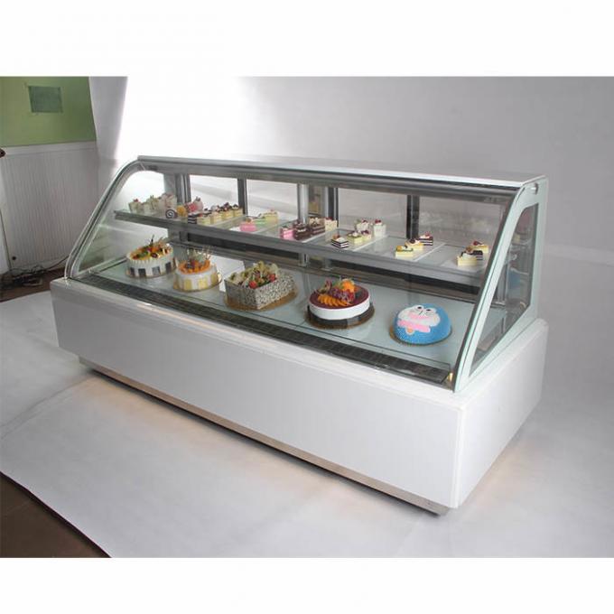 El plano deja de lado el refrigerador comercial de la exhibición de la panadería de los equipos el 1.8m de la panadería 900W 0