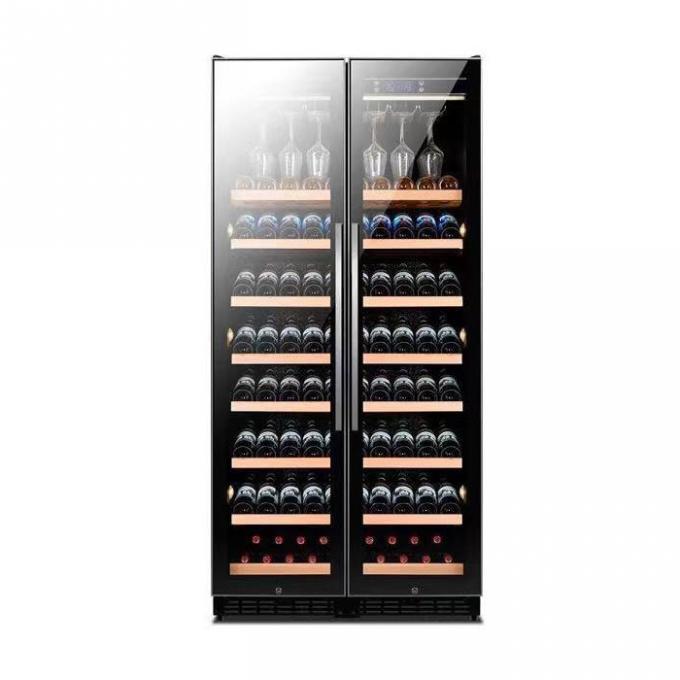 Refrigerador comercial libre de la exhibición del vino de 220w 600L 0