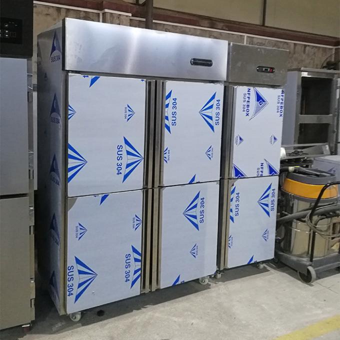 congelador de refrigerador de acero inoxidable comercial 550W de 2000m m 2