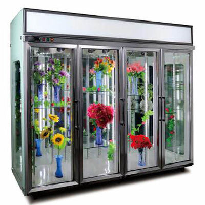 3 refrigerador comercial de encargo de cristal de la puerta 600W
