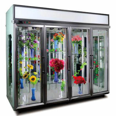 calidad  3 Glass Door 600W Custom Commercial Refrigerator Fábrica