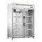 congelador de refrigerador de acero inoxidable comercial del montante 1000L