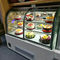 Refrigerador de la exhibición de la panadería de Front Sliding Door R134a los 4ft