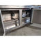 Congelador de refrigerador comercial de la exhibición 300W de la ensalada