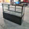 860W 3 refrigerador rectangular de la exhibición de la panadería de la grada los 5ft con las ruedas