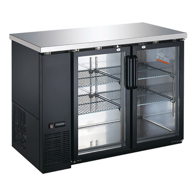 208L refrigerador del underbar de la puerta de oscilación de la profundidad baja 2 para el restaurante 190W