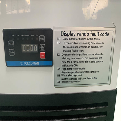 Panel de control Máquina portátil para hacer hielo Máquina para hacer mini hielo comercial para el hogar