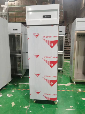 Frigorífico comercial vertical ventilador de refrigeración cocina frigorífico cerrado para restaurante