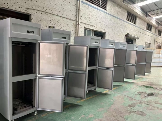 Cocina nevera vertical con 14 bandejas en el interior Equipo de panadería comercial fabricante de equipos de Guangzhou