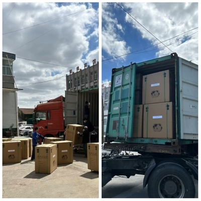 Máquina para hacer hielo comercial de alta producción con certificación CE de 500 kg a 1000 kg con contenedor de hielo para la planta de hielo