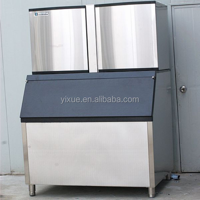 Máquina de hielo cúbico comercial 681kg/día, refrigeración por agua, 220V