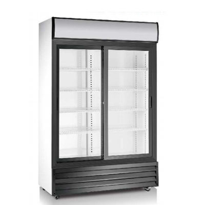 Refrigerador de cristal de enfriamiento eficiente de la bebida de la puerta de 400W 240V