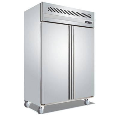 Congelador comercial de acero inoxidable de la puerta doble de Yxfridge