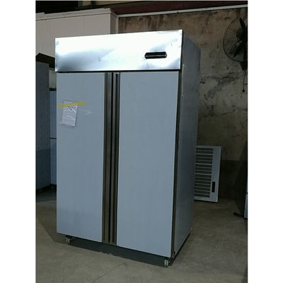 Congelador comercial de acero inoxidable de la puerta doble de Yxfridge