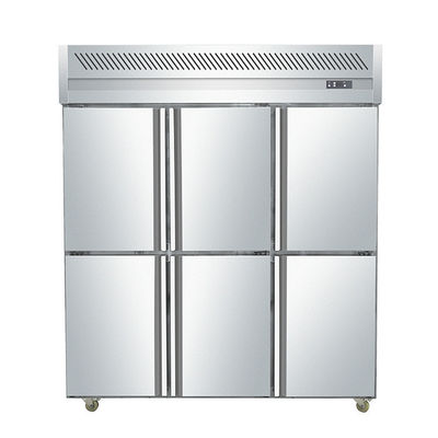 congelador de refrigerador de acero inoxidable comercial 650W para la cocina