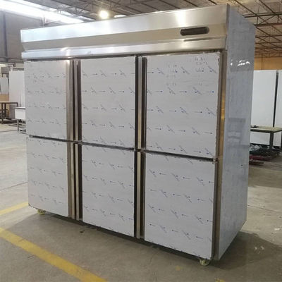 congelador de refrigerador de acero inoxidable comercial 650W para la cocina