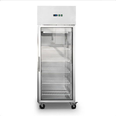 congelador de refrigerador de acero inoxidable comercial de 500L 260W
