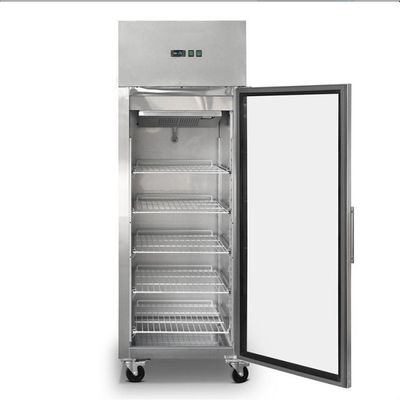 congelador de refrigerador de acero inoxidable comercial de 500L 260W