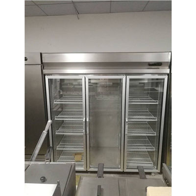 congelador de refrigerador de acero inoxidable comercial de 110W 1500L