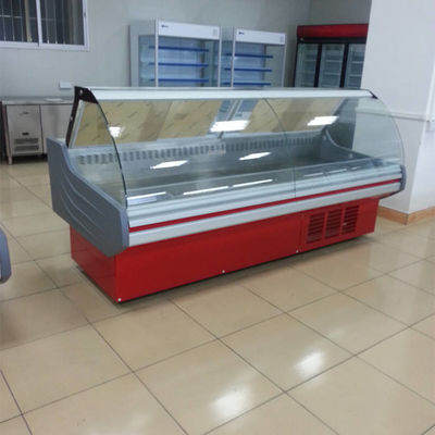 Equipos de refrigeración de cristal curvados del supermercado de los 2m