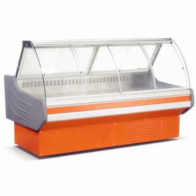 Equipos de refrigeración de cristal curvados del supermercado de los 2m