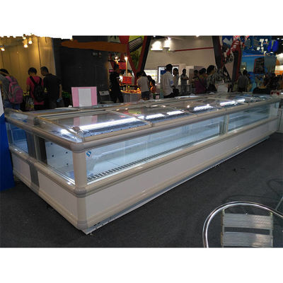 Congelador de la isla del supermercado de R404A