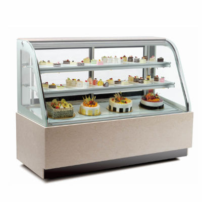 720W 1500*780*1250m m refrigerador de la exhibición de la panadería de 3 gradas
