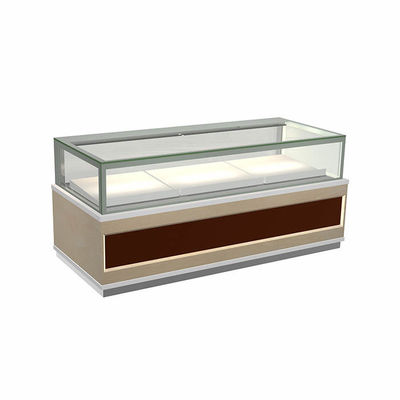 Refrigerador trasero de la exhibición de la panadería de la grada 900W de la puerta deslizante 1