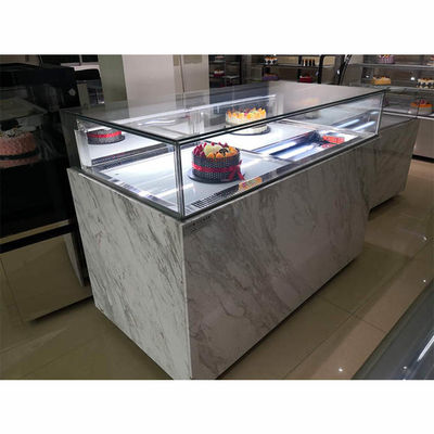 Refrigerador trasero de la exhibición de la panadería de la grada 900W de la puerta deslizante 1
