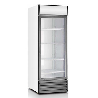 Fan que refresca el refrigerador de cristal comercial de la exhibición del colmado de los refrigeradores 360L de la puerta