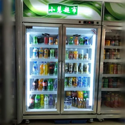 refrigerador de la exhibición del colmado 800L de 1200*700*2130m m