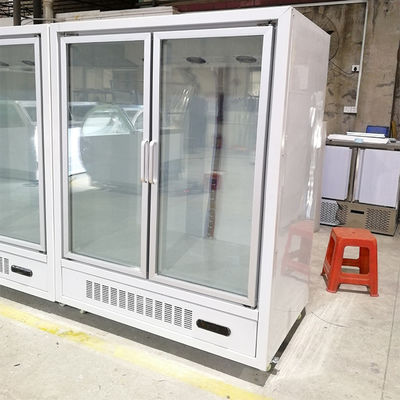 2 refrigerador de la exhibición del colmado de la puerta 1060W 1000L