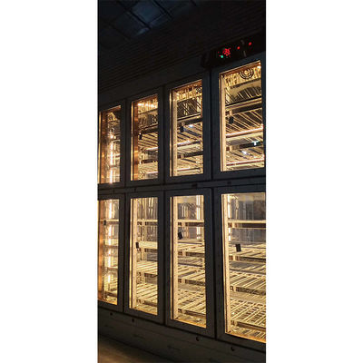 refrigerador vertical de la exhibición del vino del ODM de la puerta de oscilación