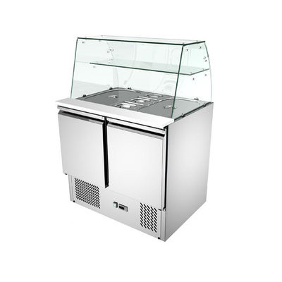 Refrigerador comercial de encargo de acero inoxidable de 304 R134A