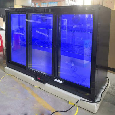 3 puerta 330L debajo del refrigerador contrario de la barra con la luz azul
