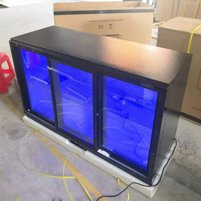 3 puerta 330L debajo del refrigerador contrario de la barra con la luz azul