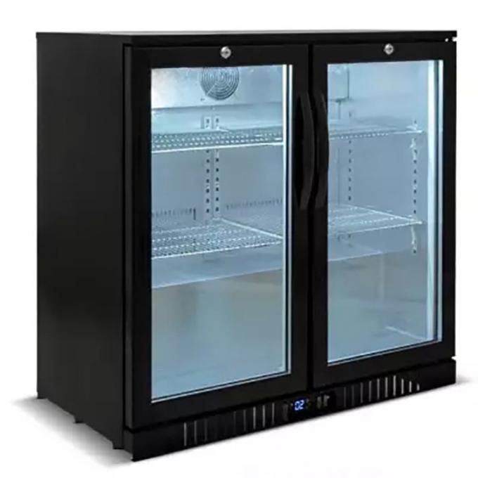 208L refrigerador del underbar de la puerta de oscilación de la profundidad baja 2 para el restaurante 190W 0