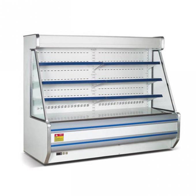 Refrigerador abierto comercial de la exhibición del CE 1850W para la verdura 1