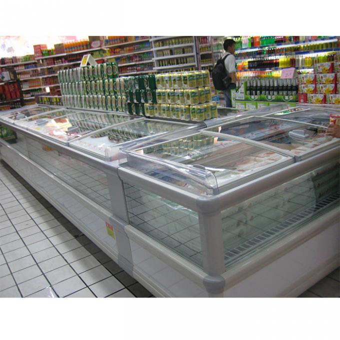 equipos de refrigeración del supermercado 440L para la comida congelada 2