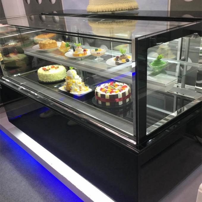 Refrigerador de cierre automático de la exhibición de la puerta los 6ft de los equipos comerciales de la panadería del CE 0