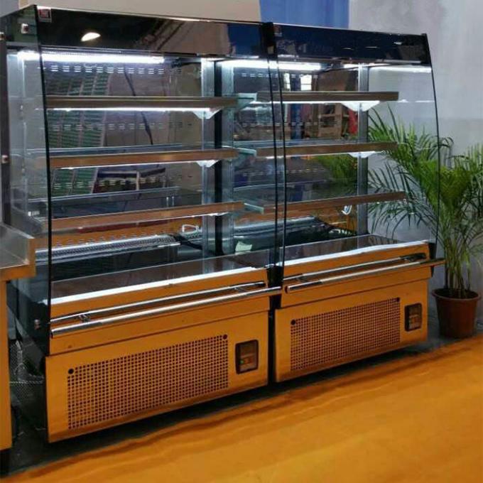 Refrigerador de la exhibición de la panadería de Front Full Opened R134a los 4ft 0