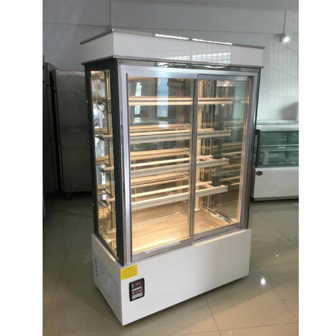 Fan que refresca el refrigerador de la exhibición de la panadería de la grada 1090W 5 0