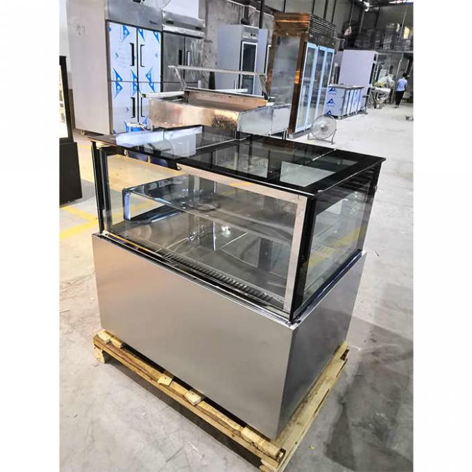 Refrigerador comercial de enfriamiento ventilado de la torta de 120L 600W 1