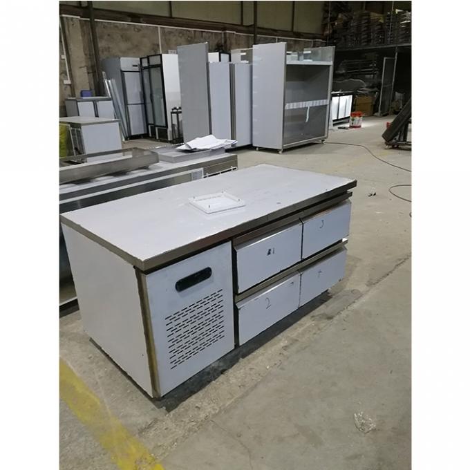 Congelador de refrigerador comercial de 304SS 250W para la cocina 1