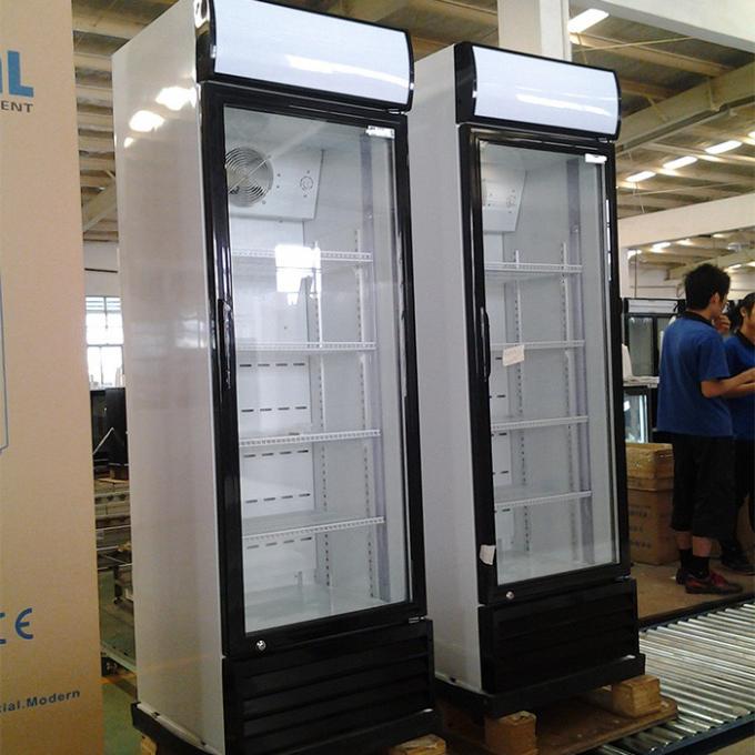 Refrigerador de cristal vertical de la puerta 360L de los CB solo para la bebida 0